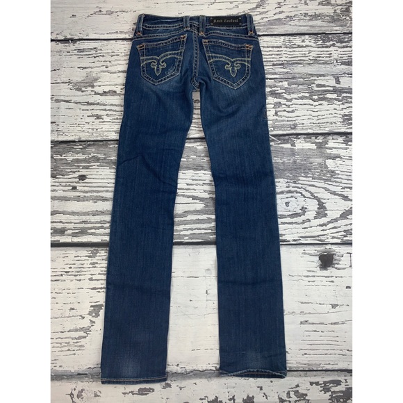 Rock Revival ‘Amy’ Straight Fit Jeans - 26 x 33 - Picture 3 of 13